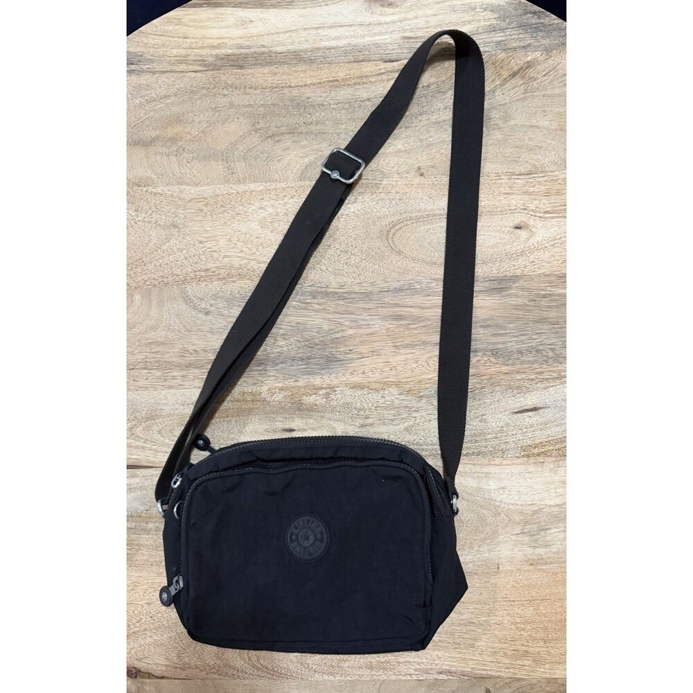 Vintage Black Kipling Crossbody Bag Small